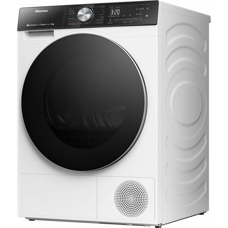 Seche-linge pompe a chaleur HISENSE DH5S102BW - 10 kg - Inverter - Connecté - Classe C (1/3)