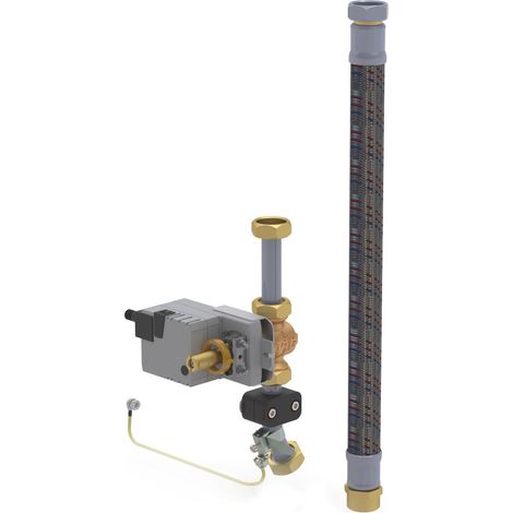 Kemper Zulaufset Plus für FK-5, VAV-Ventil mit Stellantrieb vormontiert, DN 20, G 1", PN 10, Figur 369 01