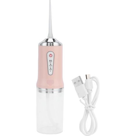 Hydropulseur dentaire portable professionnel pour détartrer les dents (rose) (1/5)