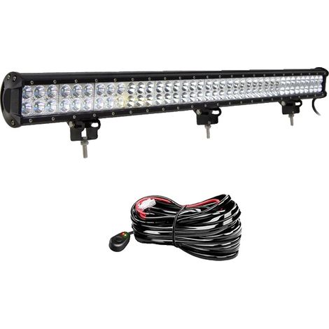 Barre lumineuse, faisceau combiné, construction durable, 1x234w avec kit de câblage (1/2)