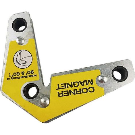 Schweißklemme, magnetischer Mehrwinkel-Schweißpositionierer 60/90/120° (1/5)