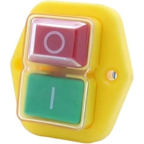 Kjd17b 4 broches 16A 220 - 240V interrupteur à bouton - poussoir anti - électromagnétique pour outils électriques (1/4)