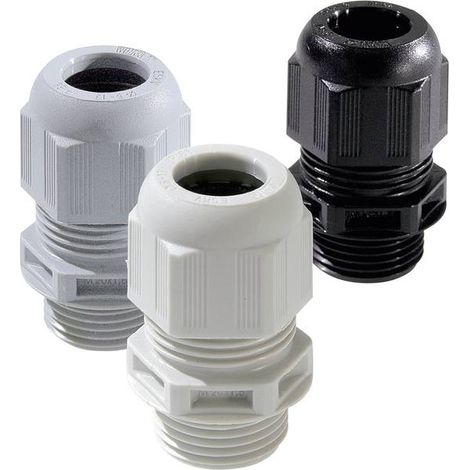 Wiska 10066385 Pressacavo filettato M40 Poliammide Grigio-Argento 1 pz.