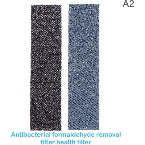 Filtres adaptés aux climatiseurs Gree, y compris les filtres à mailles bleues, vertes et noires, contenant du coton filtrant à la catéchine et aux ions d'argent. (1/5)