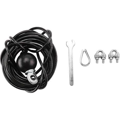 Câble de remplacement de 400 cm pour poulie haute, compatible avec les systèmes de poulies Mac, pour salle de sport à domicile. (1/5)
