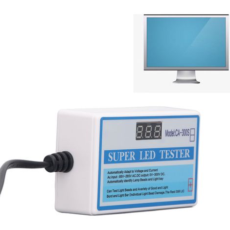 Instrument de test LED sans écran LCD, testeur de téléviseurs LED LCD intelligents, de bandes LED et de perles LED CA-300S, norme européenne (1/5)