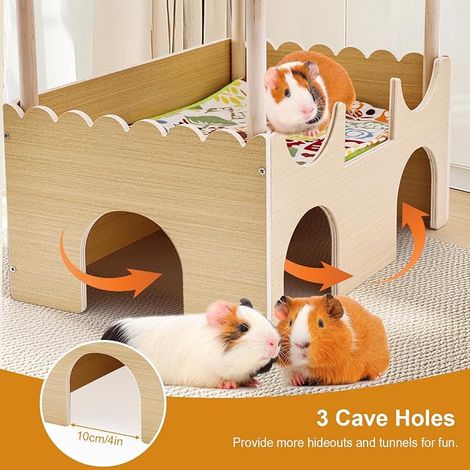 Chew Toys Rabbit Toy and Rabbit Accessory Promote Dental Health Wood Sticks for Dwarf Rabbit Chinchilla and Small Animals