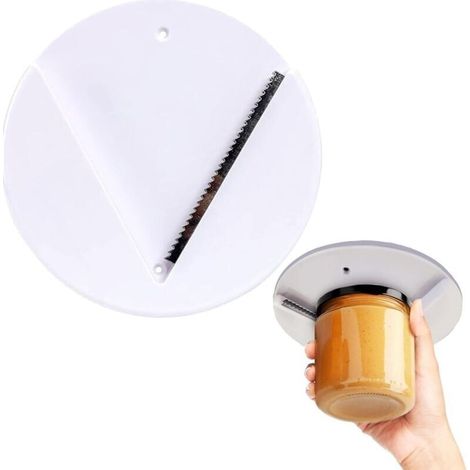 Abrefrascos para debajo del armario, abrefrascos sin esfuerzo, abre fácilmente tapas de cualquier tamaño/tipo, adecuado para personas mayores y personas con manos débiles o artritis, 7 pulgadas (1/5)