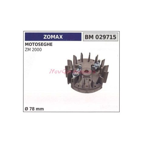 Magnetische Schwungscheibe ZOMAX Kettensägenmotor ZM 2000 Ø 78mm 029715