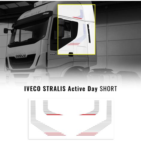 Kit Decorazione Iveco Stralis - Modello: CABINA CORTA