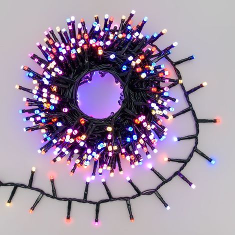 Lotti, Catena Luminosa MiniCluster Wonder, 10m, 500 LED SuperBright, 8 Colori (1/3)