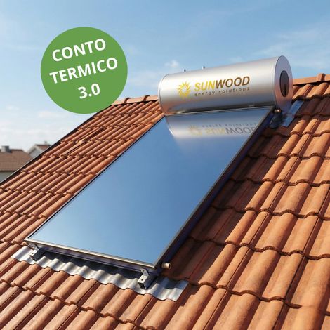 Pannello solare termico tetto inclinato da 150 lt Sunwood (1/3)