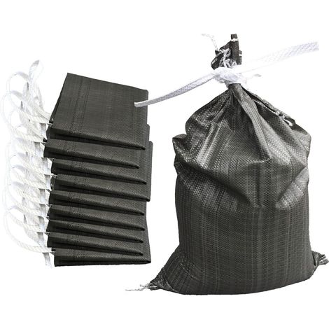 Méduze - 10 sacs anti-inondation 40 cm x 60 cm - Fiables et résistants - Indéchirables - Réutilisables