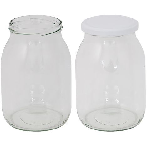 VASO VETRO 'BOCCACCIO' PER ALIMENTI TIPO 'STD' 580 ml - imbocc. Ø 82 mm s/tappo 12 PZ