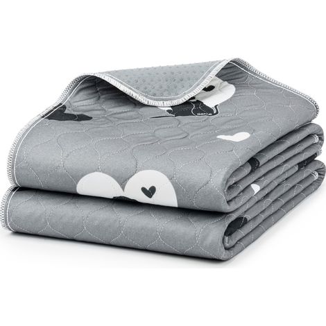 lionto Welpenunterlagen, waschbare, wiederverwendbare Trainingspads mit 4-lagigem Saugkern & rutschfester Unterseite, 122x91 cm, 2-er Set