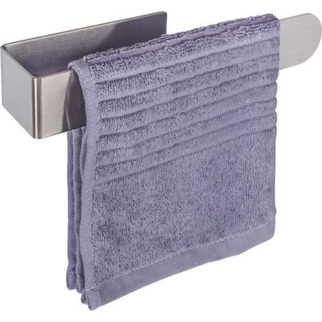 Toallero autoadhesivo para baño o cocina, no requiere taladrar.