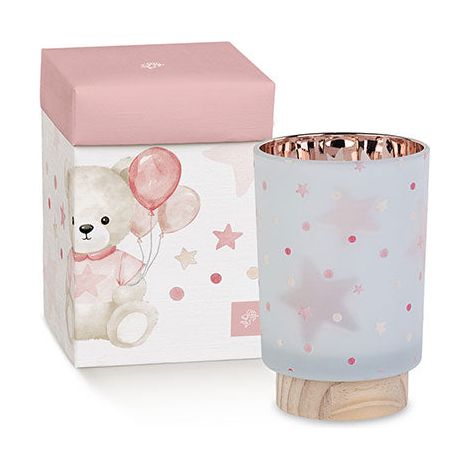 Cupido&Co. Lampada Stelle Rosa D 100 Cm H 140 Mm con Scatola