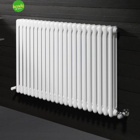 Radiatore da arredo bianco modello ardesia h.856/int.800 mm 3 colonne 6 elementi CORDIVARI