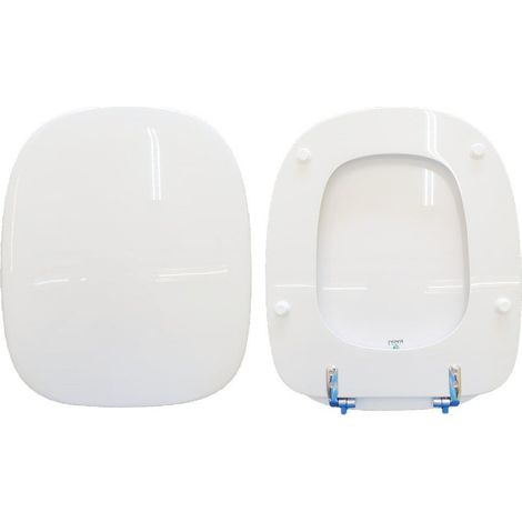 Copriwater Bahia 2 Vavid legno rivestito in resina poliestere bianco (1/3)
