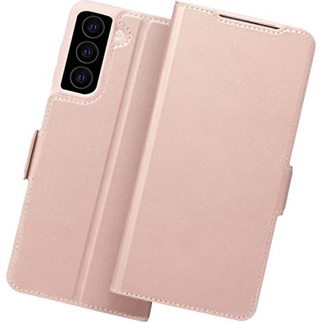 CUSTODIA FLIP PER SAMSUNG GALAXY S22+ 5G IN PELLE PU ROSA SM-S906B