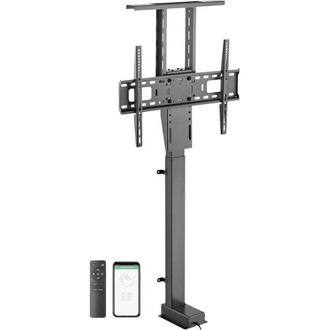 Support TV réglable en hauteur 94-165 cm – HP632L – Charge max 60 kg – Moteur silencieux avec télécommande – Installation meuble – Mywall (1/5)