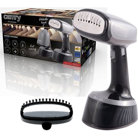 Camry CR 5033 Dampfglätter Handgerät 1800 W 0,35 l g/min Schwarz (1/5)