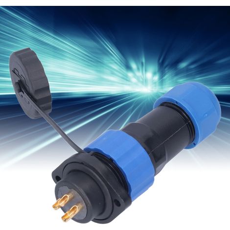 Connecteur étanche à bride SP20 pour aviation, prise et fiche IP68 mâle/femelle, connecteur étanche 4 broches 380 V (1/5)