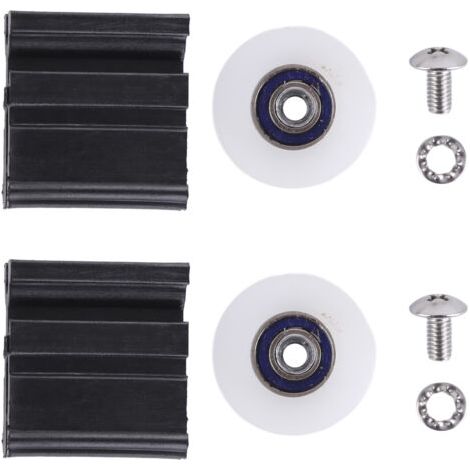 Kit de roulettes de porte de serre haut de gamme - Roues de rechange, pièces et quincaillerie pour hall d'entrée - Accessoires de haute qualité pour portes coulissantes sans effort