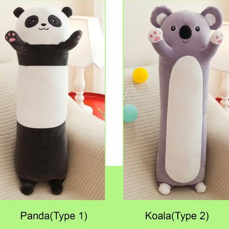 Oreiller en peluche doux en forme de Panda Koala, jouet en peluche, Long câlin, canapé mignon pour enfants garçons filles petite amie, cadeau d'anniversaire de vacances (1/5)
