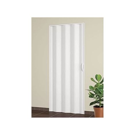 PORTA A SOFFIETTO 'RIGI' cm 82 x 210 - colore bianco  - KASART