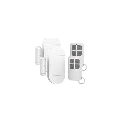 2pcs Alarme de Porte et Fenêtre Capteur sans Fil Magnétique avec 2 Télécommandes pour Système de Sécurité Maison Sécurité Enfants-Antivol Contre Cambriolage Détecteurs 130dB Sirène (1/5)