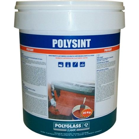 Guaina Liquida Fibrata Polysint R Grey 20Kg - Polyglass (1/2)