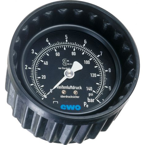 ELMAG Druckmanometer mit Schutzkappe 0-4 bar, Ø 80 mm, für Modell 80-EWO (eichfähig) (1/2)