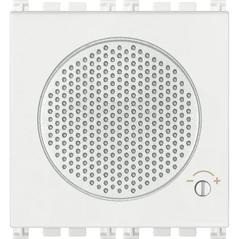 VIMAR - 19380.B Timbre electrónico con 3 secuencias, 12V, blanco