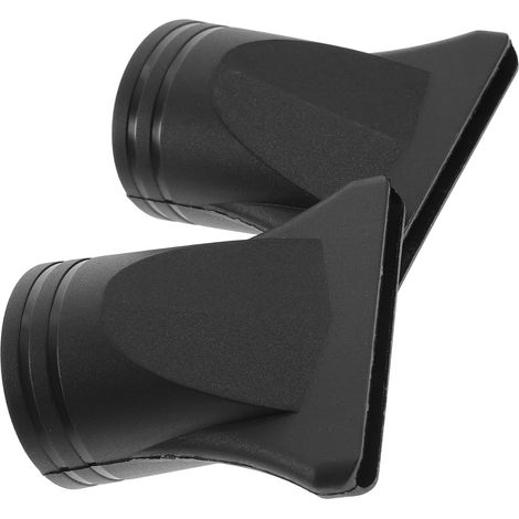schwarze Haartrockner-Zubehörteile: Nicht universelle Ersatzdüse, schmaler Konzentrator, flacher Aufsatz für 4,0–4,5 cm Diffusor (1/5)