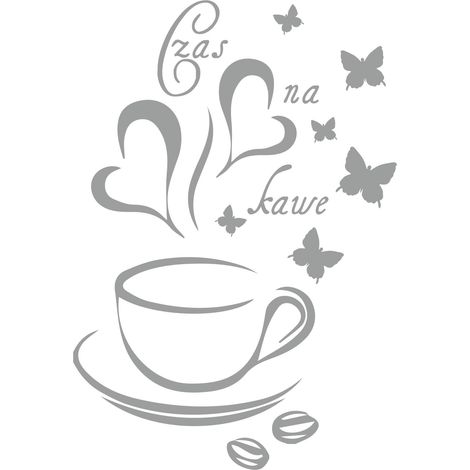 ADESIVI DA CUCINA adesivo tazza da caffè cuore 100 x 50cm G253074 (1/2)