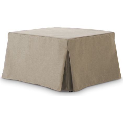 TIP-TOP Schlafhocker aus wasserfestem Stoff T13 73 cm beige (1/2)