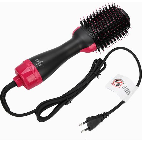 Séchoir Brosse Lissant Bouclant Multifonction, Peigne Brushing Professionnel, Prise UE 220V (1/5)