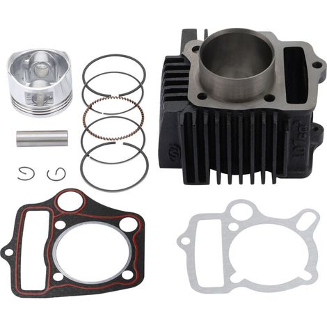 110cc Motorzylinder-Kit mit Hilfszylinderhalterung, Reparatur- und Umbausatz für horizontale Motoren, kompatibel mit Quads, ATVs und Motorrädern. (1/4)