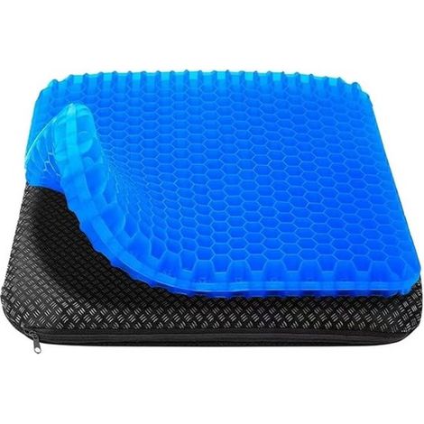 Cuscino per sedia da ufficio, antiscivolo, confortevole, blu (1/5)