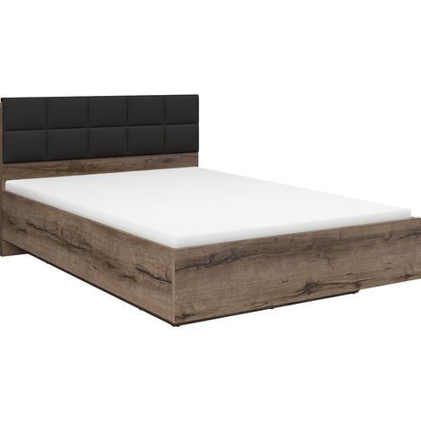 Cama 140x200 somier incluido Romane Madera