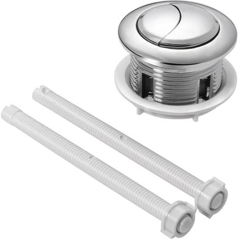 Poussoir Double Chasse D Eau Bouton Double Chasse D Eau Remplacement Bouton Réservoir D Eau De Réparation Push Bouton avec Fil Diamètre (1/5)