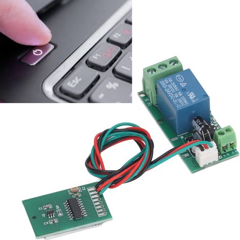 Ein kapazitives 1-Kanal-Touch-Tastenmodul kann als Computer-Ein-/Ausschalter mit Selbstverriegelungsfunktion (DC24V) verwendet werden. (1/5)