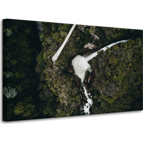 Stampa su tela Natura Vista a volo d'uccello 100x60 (1/4)
