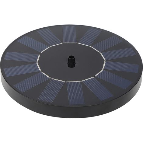 Pompe à fontaine solaire extérieure 7V, idéale pour les jardins, les bassins à oiseaux et les petites piscines décoratives. (1/5)
