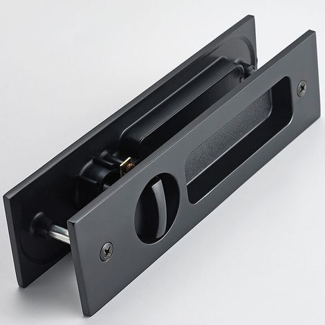 Poignée coulissante à mortaise 155mm – Alliage aluminium et laiton – Résistante à la corrosion – Pour portes coulissantes et de grange (1/4)