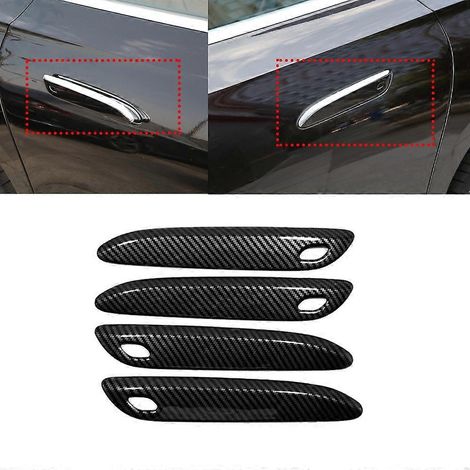 Accessoires pour Mercedes-Benz Classe E 2024-2025 : poignées de porte latérales chromées, baguette décorative (LHD) (1/5)