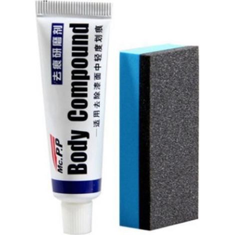 Efface Rayure Voiture, Kit Pâte De Polissage Polish Avec Eponge Pour Carrosserie De Voiture Auto AD.-Ywey (1/3)