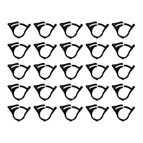 Collier de Serrage Tuyau Arrosage Goutte à Goutte 16 mm Lot de 25 Colliers de Pression pour Tuyauterie de Jardin (1/5)
