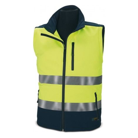 Cazadora tipo soft shell amarilla azul t.s 288csfy MARCA